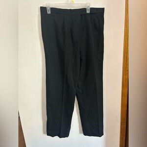 Austin Reed Worsted Wool Men's Elegant Black Dress Pants